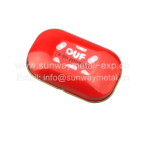 mini rectangle tin/candy, pill box