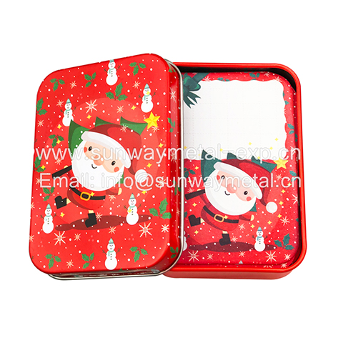  rectangle tin/Christmas gift tin