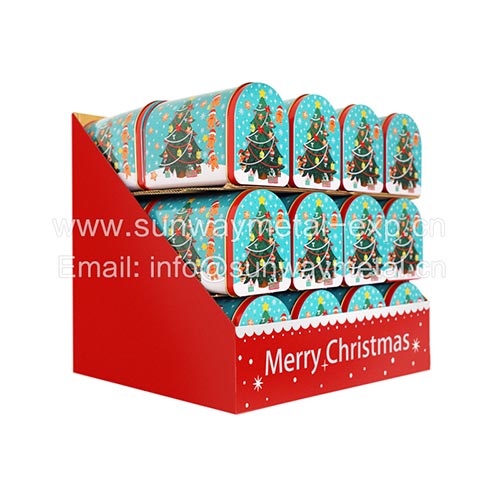  mailbox tin/ Christmas gift tin