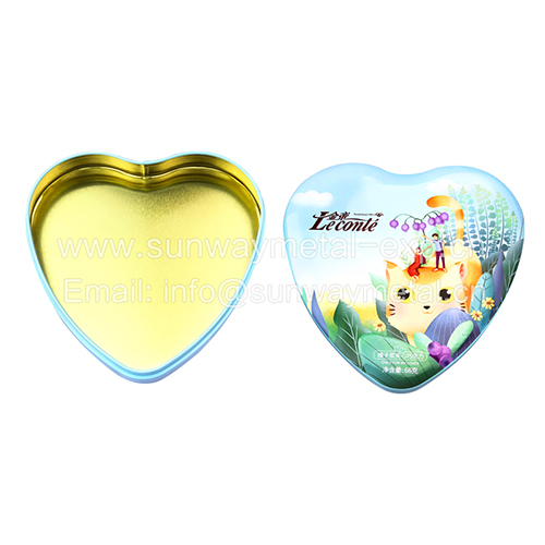 heart shape tin/chocolate gift tin