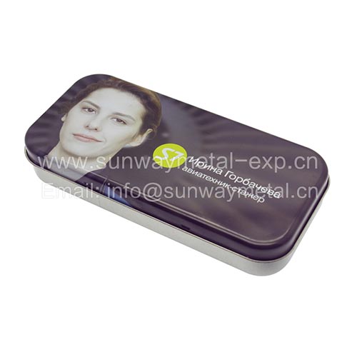 rectangle tin/pencil case