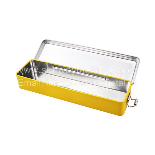  rectangle tin/food, stationery box