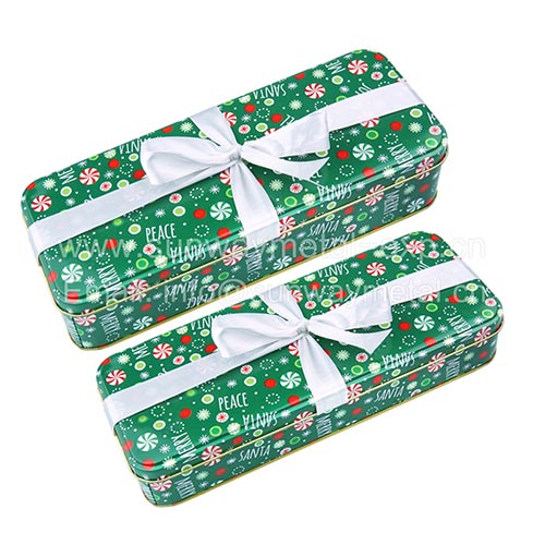  rectangle tin/Christmas gift tin